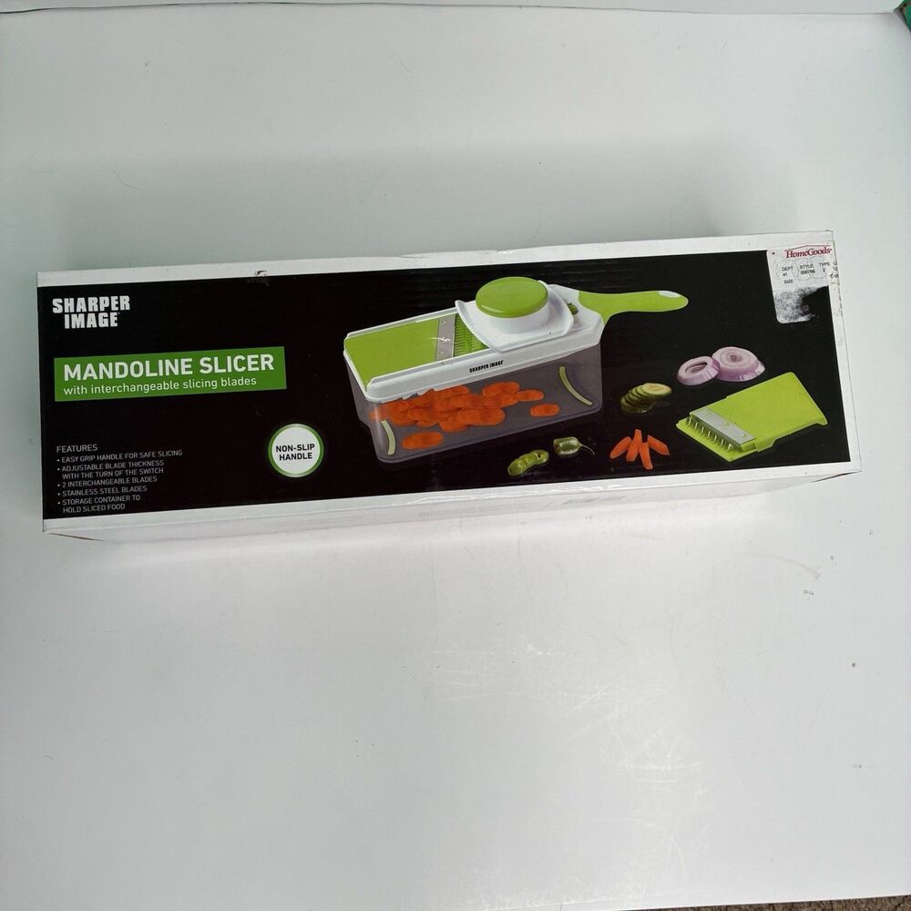 Sharper Image Mandoline Slicer With Interchangeable Slicing Blades Brand New